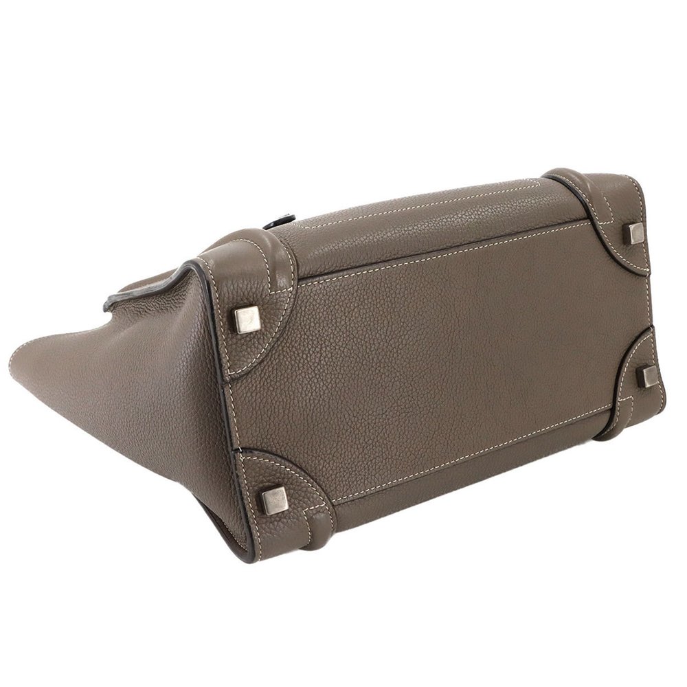 CELINE Brown Leather Bag - Picture 5 of 10